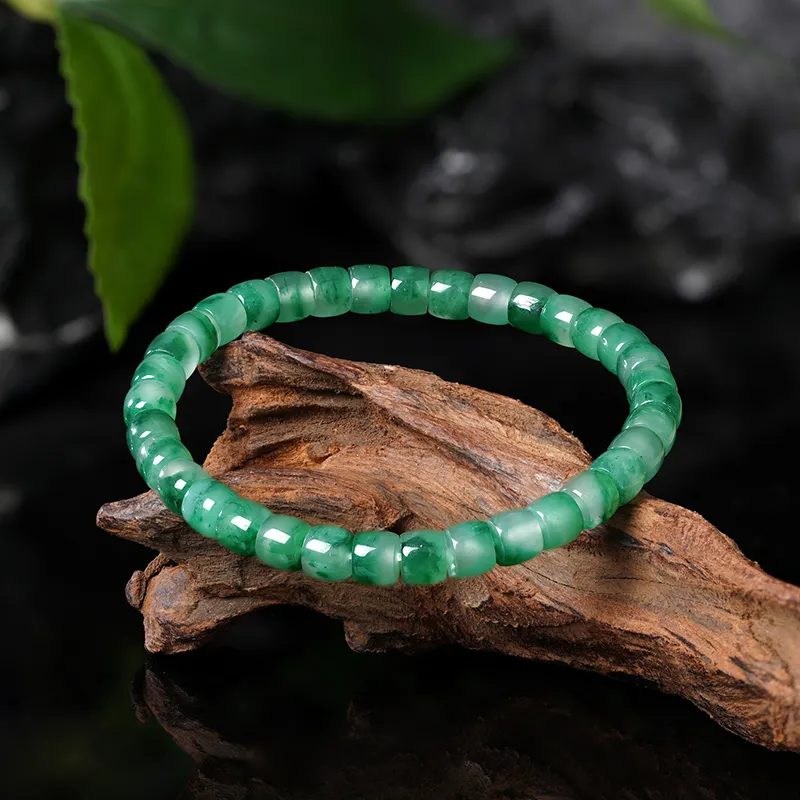 ZXIN JEWELRY African Emerald Bracelets Women's-3