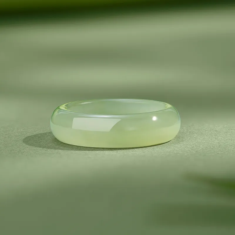 ZXIN JEWELRY Hetian Jade Rings Green Jade Unisex-4