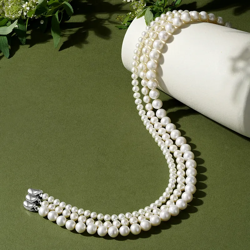 ZXIN JEWELRY Pearl Necklaces Women's-1