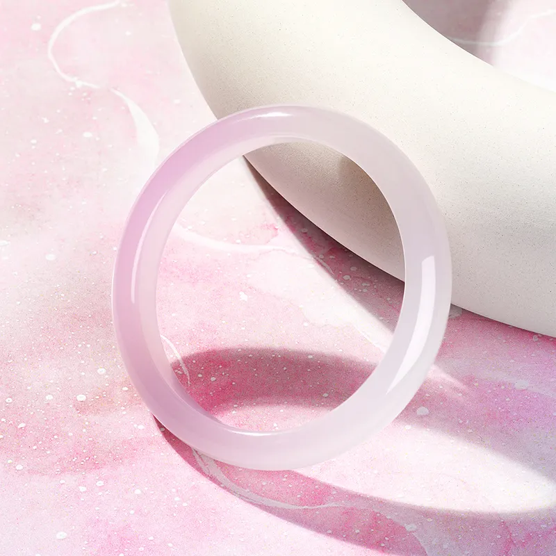 ZXIN JEWELRY Chalcedony Bangles Women's-4