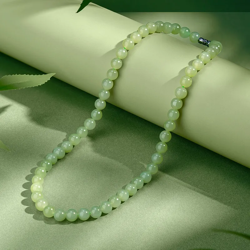 ZXIN JEWELRY Hetian Jade Necklaces Jasper Women's-3