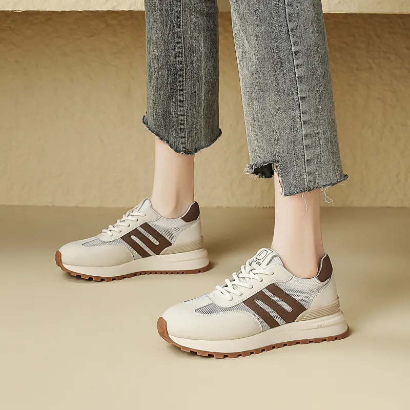 D:FUSE SCANDINAVIA Ah-Gan Shoes Cushioning Anti-Slip And Wear-Resistant Low-Top Chunky Sneakers Women's-11