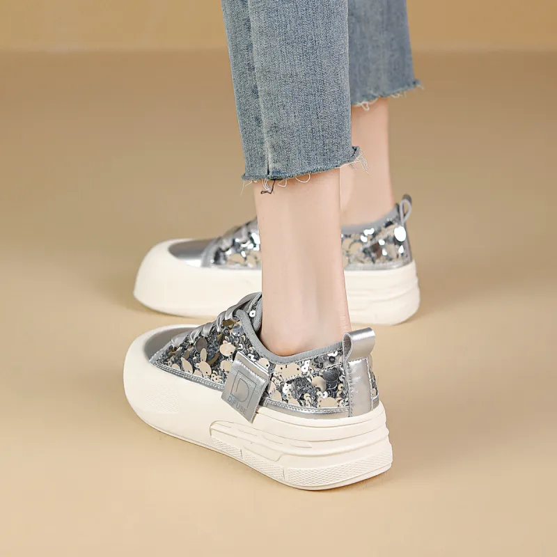 D:FUSE SCANDINAVIA Lightweight Wear-Resistant And Slip-Resistant Low-Top Skateboard Shoes Women's-10