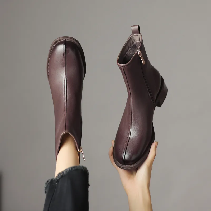 D FUSE SCANDINAVIA Ankle Boots Women's Brown-5
