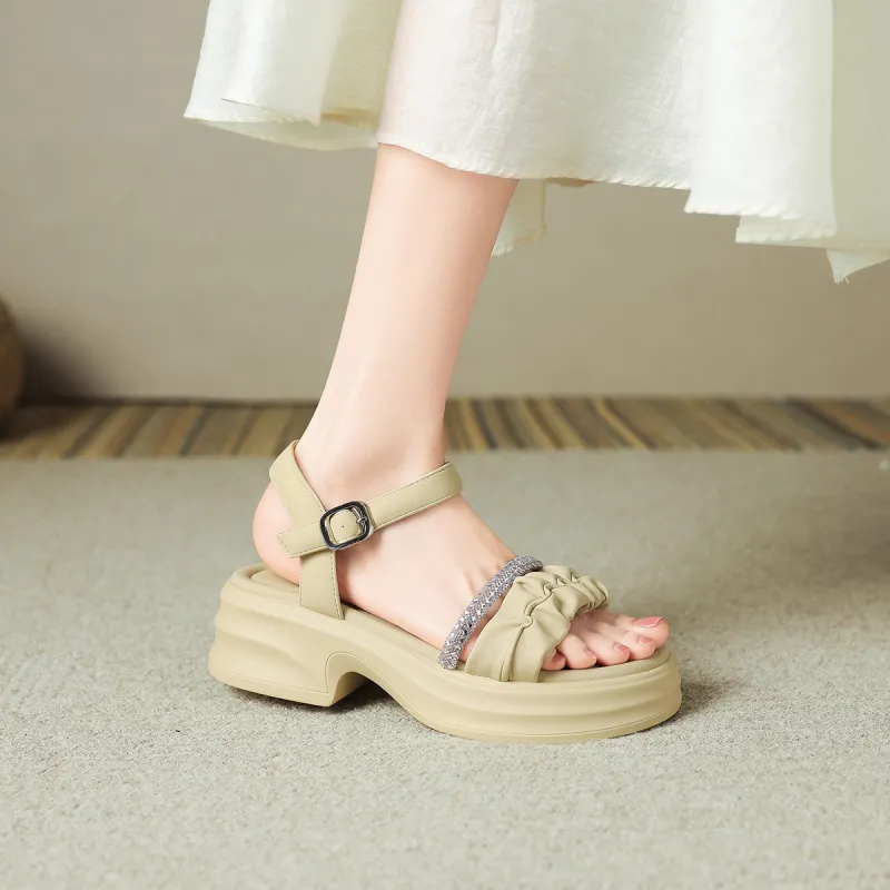D FUSE SCANDINAVIA One Strap Sandals Women's-9