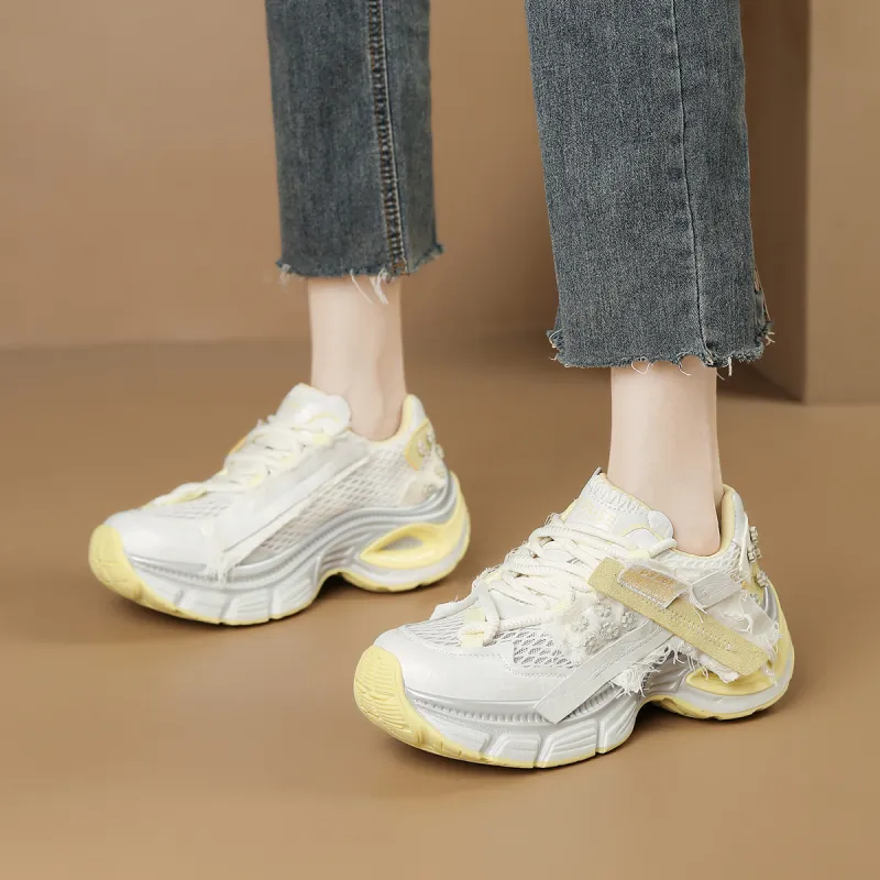D FUSE SCANDINAVIA Low Top Chunky Sneakers Women's-16
