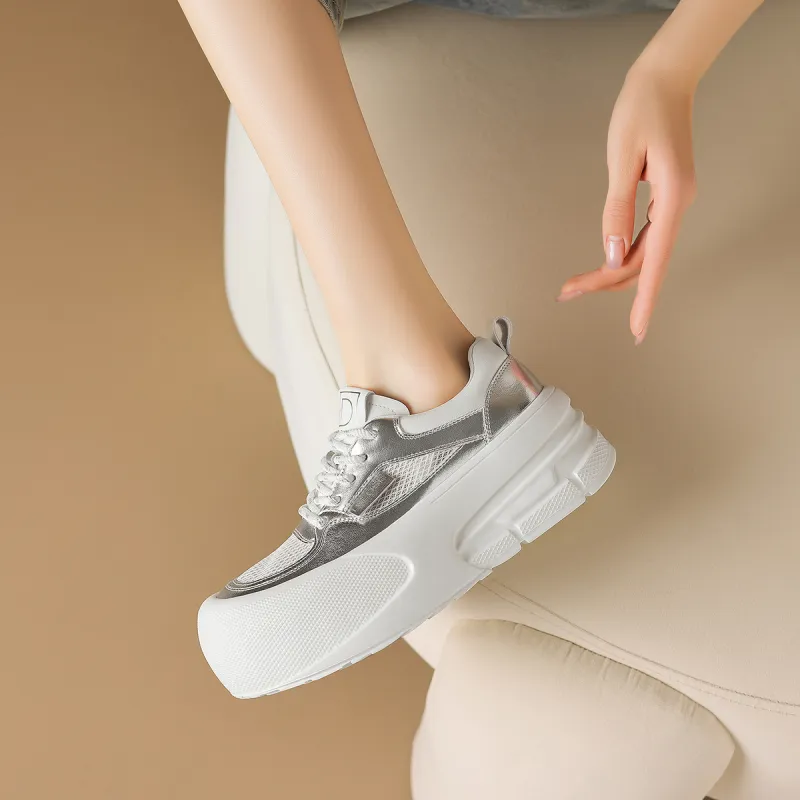 D FUSE SCANDINAVIA White Sneakers Anti Slip And Wear Resistant Lightweight Low Top Skateboard Shoes Women's-12