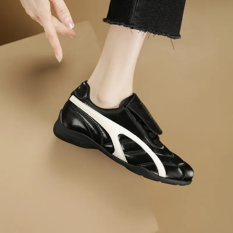 D:FUSE SCANDINAVIA German Army Trainers Anti-Slip And Wear-Resistant Lightweight Low-Top Casual Shoes Women's-8