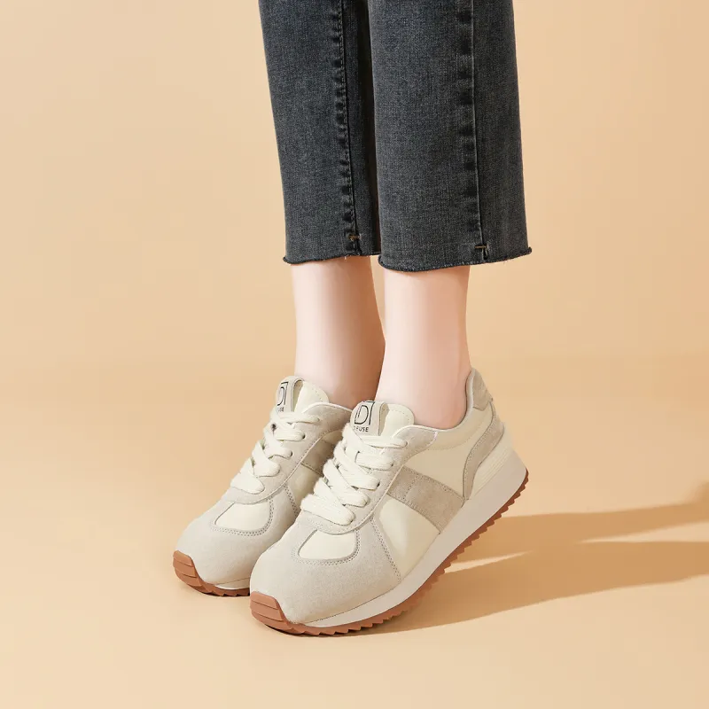 D FUSE SCANDINAVIA Abrasion Resistant Height Increasing Low Top Casual Shoes Women's-9
