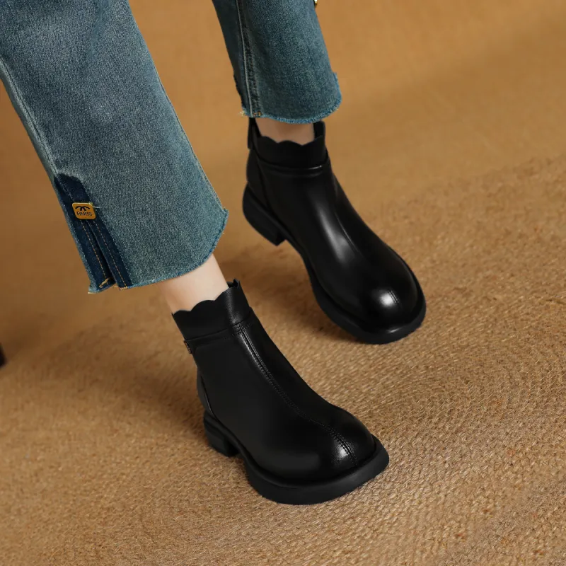 D FUSE SCANDINAVIA Ankle Boots Women's Black-4
