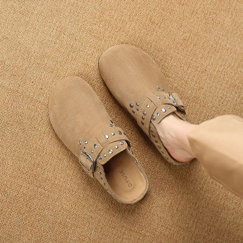 D FUSE SCANDINAVIA Odor Resistant Abrasion Resistant Slip Resistant Wrap toe Slippers Women's-9