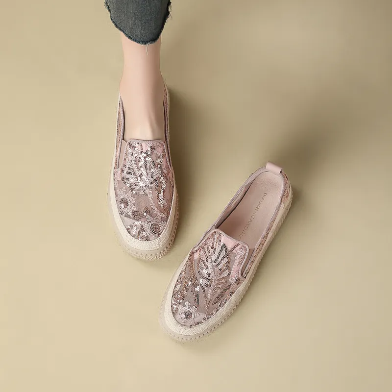 D:FUSE SCANDINAVIA Flat Skateboard Shoes Espadrilles Women's-4