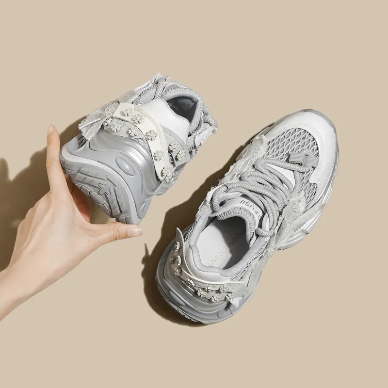 D FUSE SCANDINAVIA Low Top Chunky Sneakers Women's-6