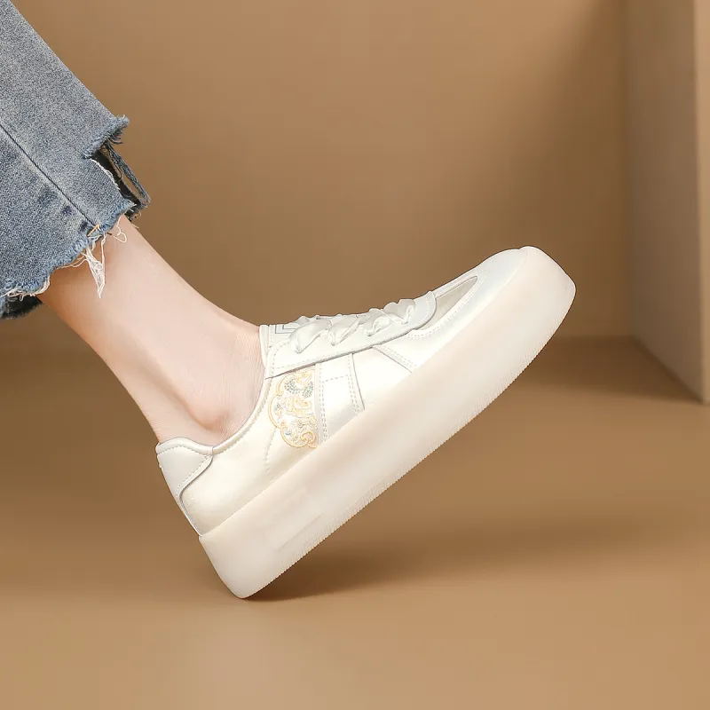 D FUSE SCANDINAVIA Slip Resistant Shock Absorbers With Abrasion Resistant Properties Low Top Skateboard Shoes Women's-5