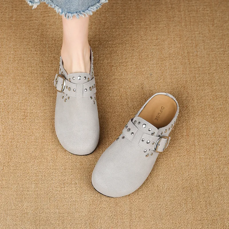 D FUSE SCANDINAVIA Odor Resistant Abrasion Resistant Slip Resistant Wrap toe Slippers Women's-14