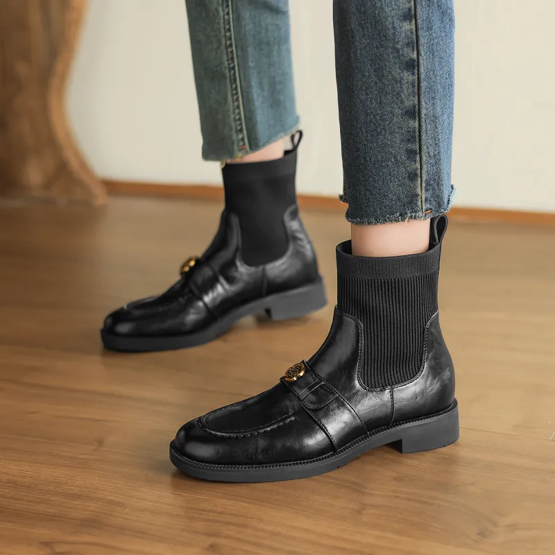 D FUSE SCANDINAVIA Ankle Boots Women's Black-4