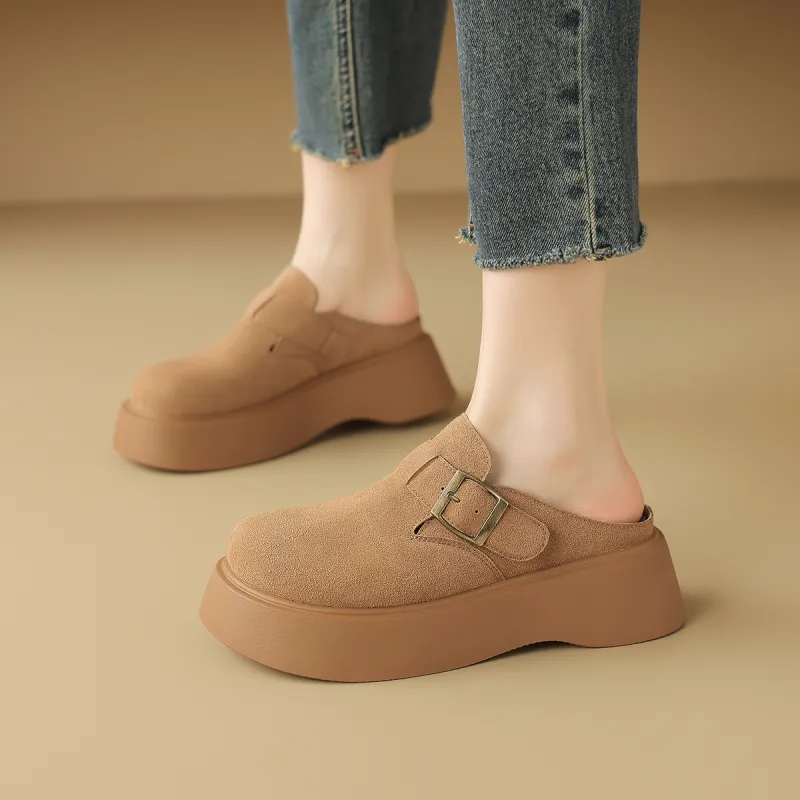 D FUSE SCANDINAVIA Odor Resistant Abrasion Resistant Slip Resistant Wrap toe Slippers Women's-1