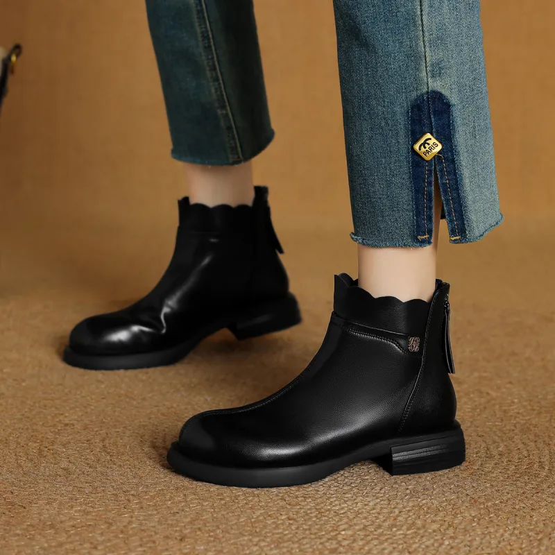 D FUSE SCANDINAVIA Ankle Boots Women's Black-3