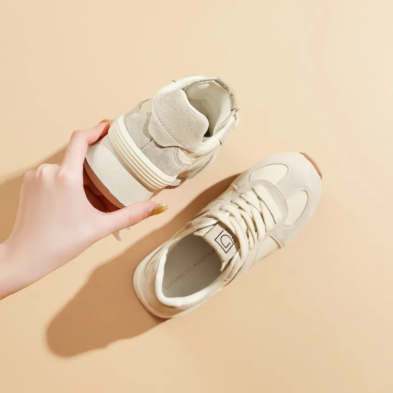 D FUSE SCANDINAVIA Abrasion Resistant Height Increasing Low Top Casual Shoes Women's-8