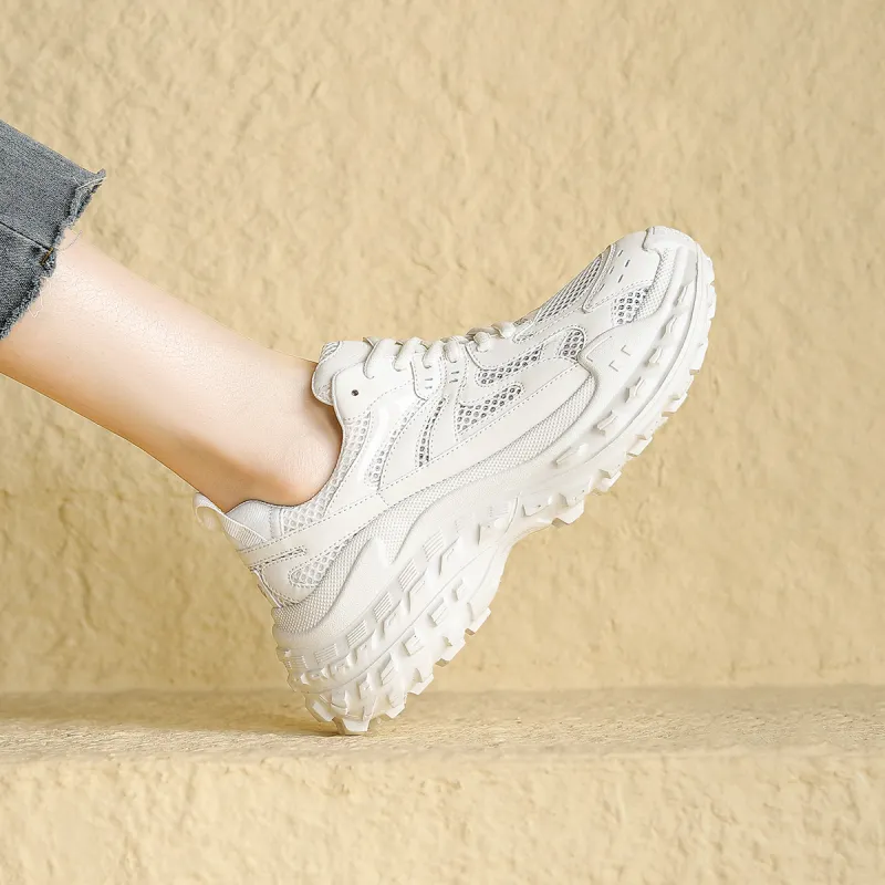 D:FUSE SCANDINAVIA Wear-Resistant Breathable Lightweight Height Increasing Low-Top Chunky Sneakers Women's-27