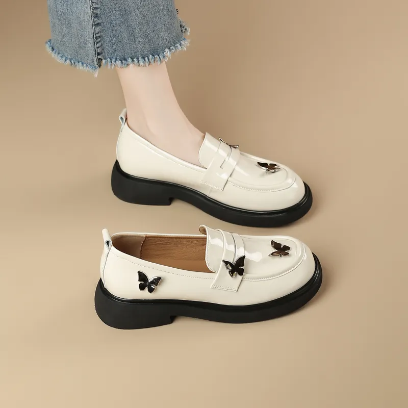 D FUSE SCANDINAVIA Loafers 4cm Women's Black-13