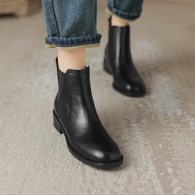 D:FUSE SCANDINAVIA Short Chelsea Boots Women's-3