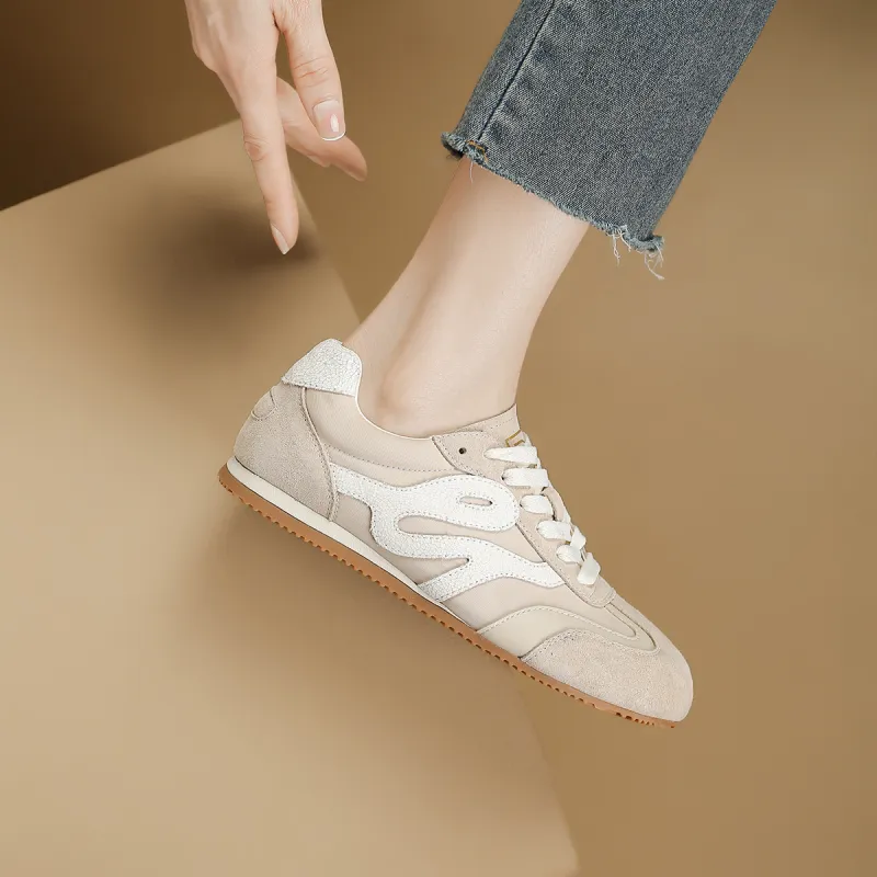 D FUSE SCANDINAVIA German Army Trainers Low Top Casual Shoes Women's-4