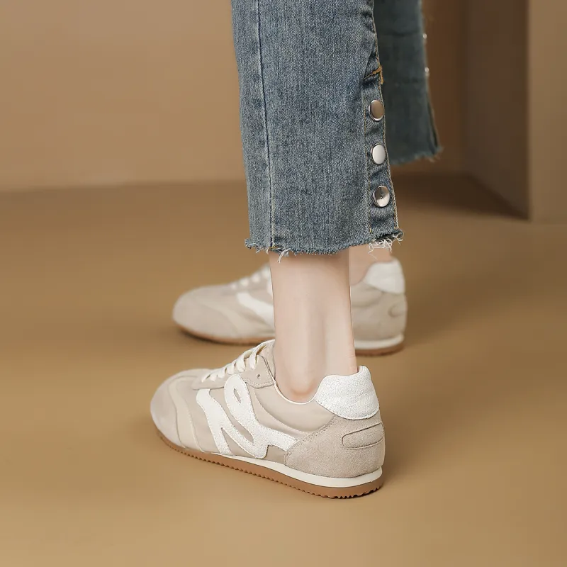 D FUSE SCANDINAVIA German Army Trainers Low Top Casual Shoes Women's-1