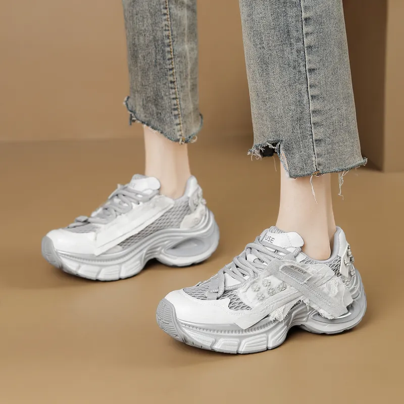 D FUSE SCANDINAVIA Low Top Chunky Sneakers Women's-2