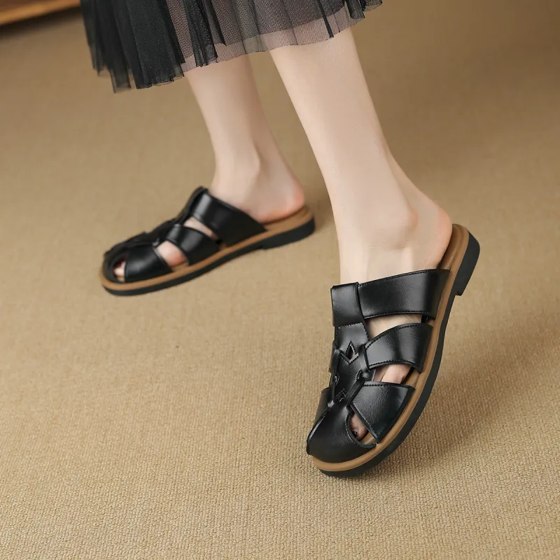 D FUSE SCANDINAVIA Quiet Abrasion Resistant Closed Toe Slippers Women's-5