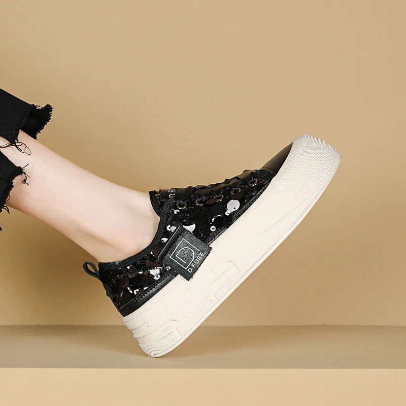 D:FUSE SCANDINAVIA Lightweight Wear-Resistant And Slip-Resistant Low-Top Skateboard Shoes Women's-4