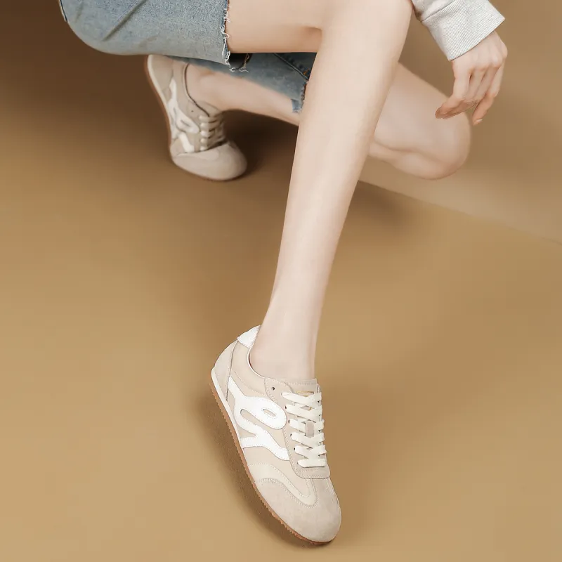 D FUSE SCANDINAVIA German Army Trainers Low Top Casual Shoes Women's-5