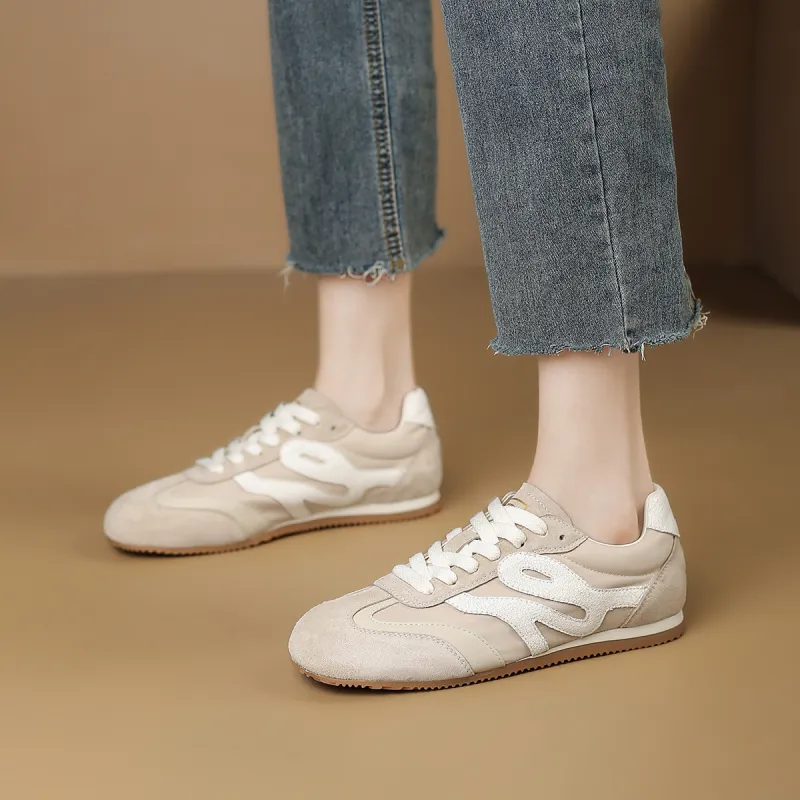 D FUSE SCANDINAVIA German Army Trainers Low Top Casual Shoes Women's-2