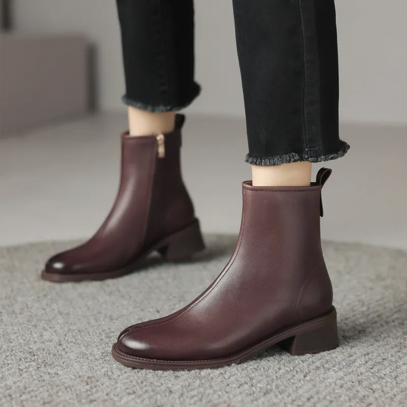 D FUSE SCANDINAVIA Ankle Boots Women's Brown-1