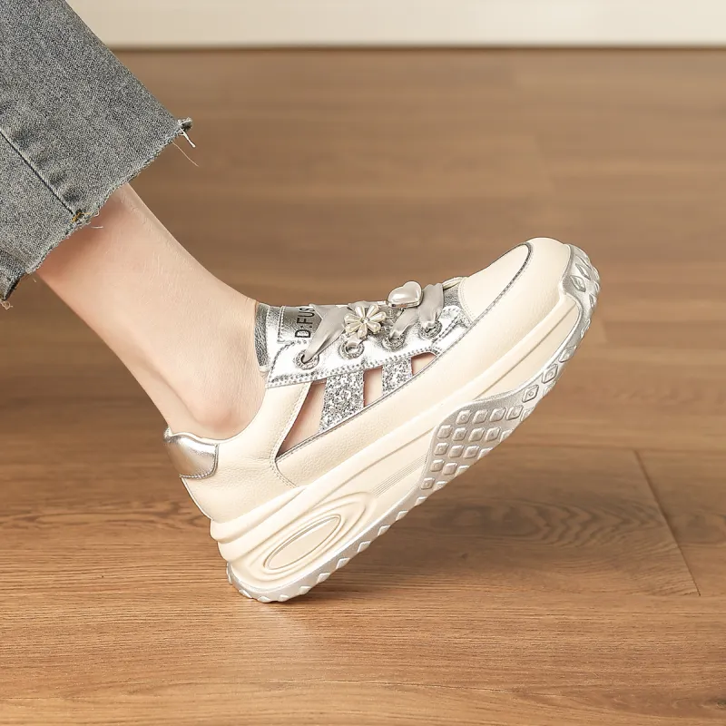 D:FUSE SCANDINAVIA Ah-Gan Shoes Low-Top Chunky Sneakers Women's-3
