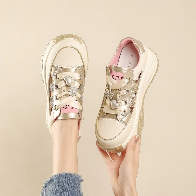 D:FUSE SCANDINAVIA Ah-Gan Shoes Low-Top Chunky Sneakers Women's-12