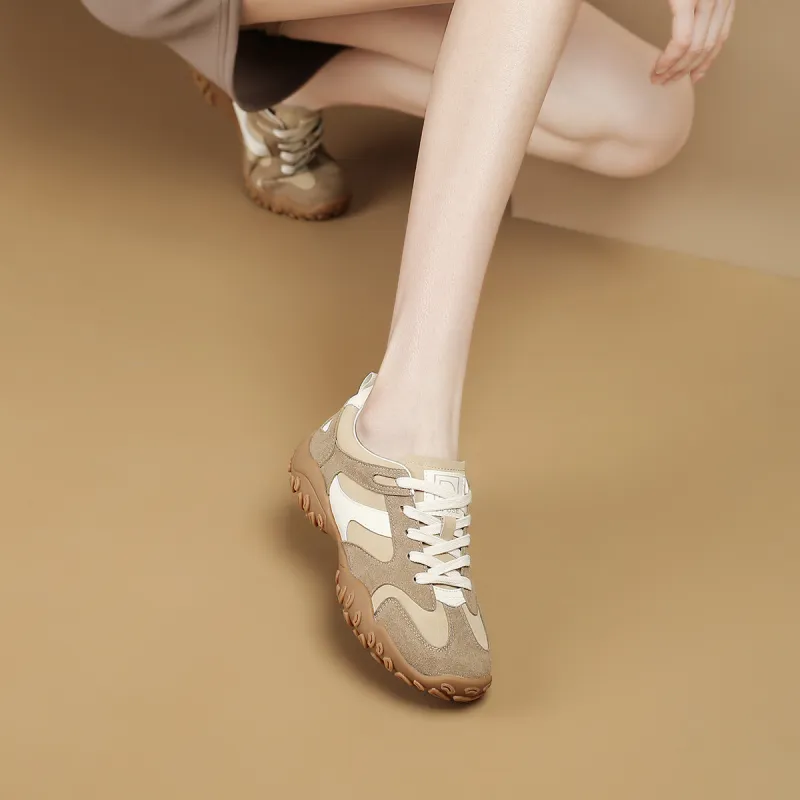 D:FUSE SCANDINAVIA Ah-Gan Shoes Anti-Slip And Wear-Resistant Lightweight Low-Top Casual Shoes Women's-4