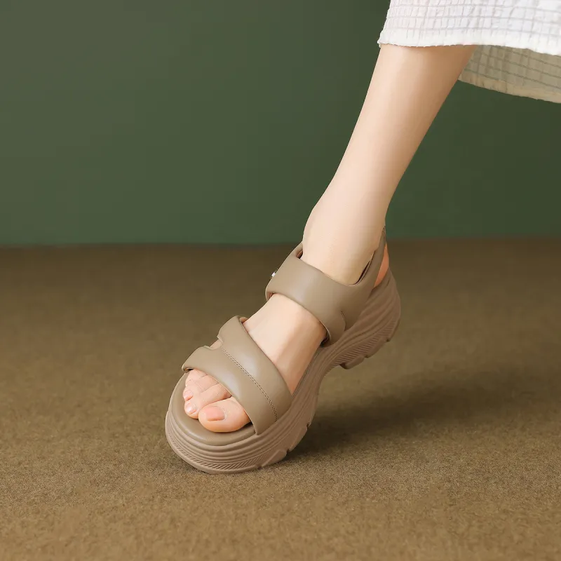 D:FUSE SCANDINAVIA Roman Sandals Home Sandal Sports Sandals Beach Sandals Women's-4