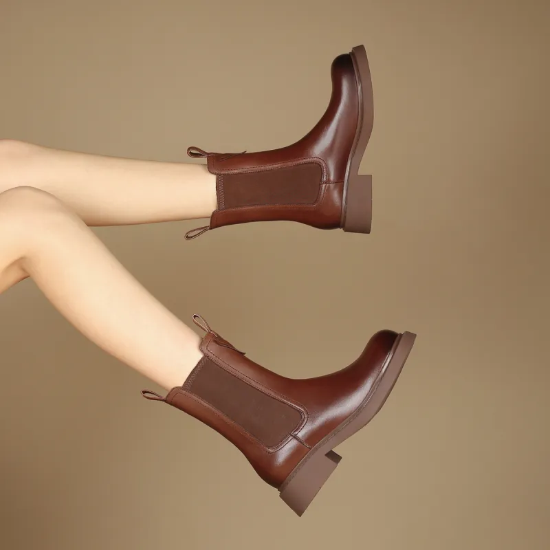D FUSE SCANDINAVIA Chelsea Boots Women's Brown-4