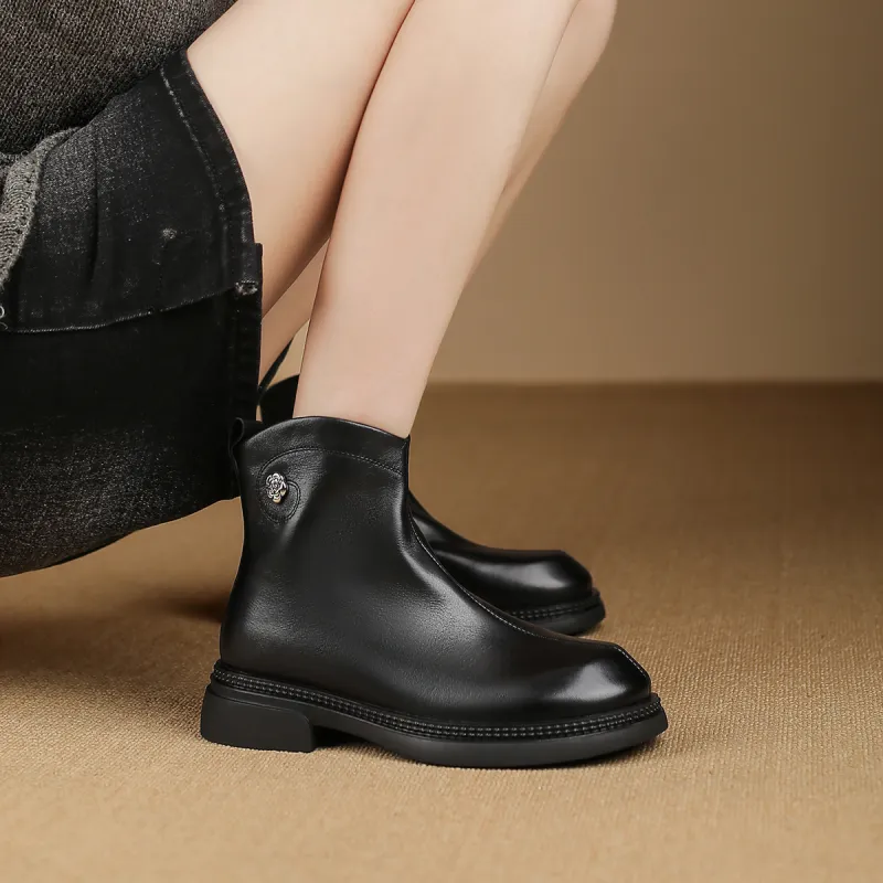 D FUSE SCANDINAVIA Ankle Boots Women's Black-3