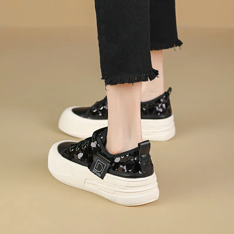D:FUSE SCANDINAVIA Lightweight Wear-Resistant And Slip-Resistant Low-Top Skateboard Shoes Women's-2