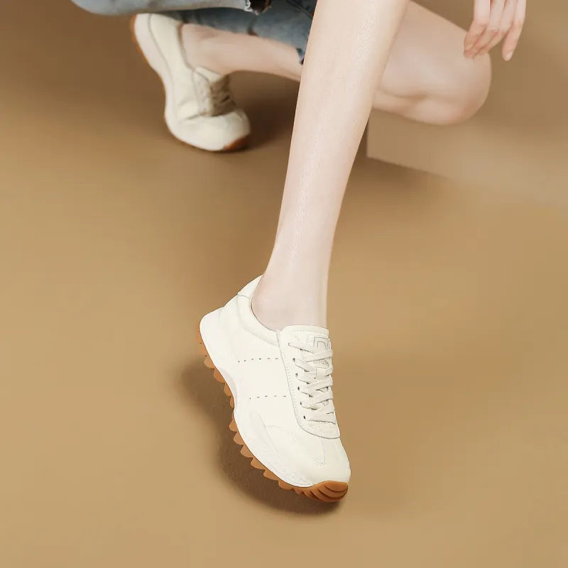 D FUSE SCANDINAVIA Low Top Casual Shoes Women's Ecru-1