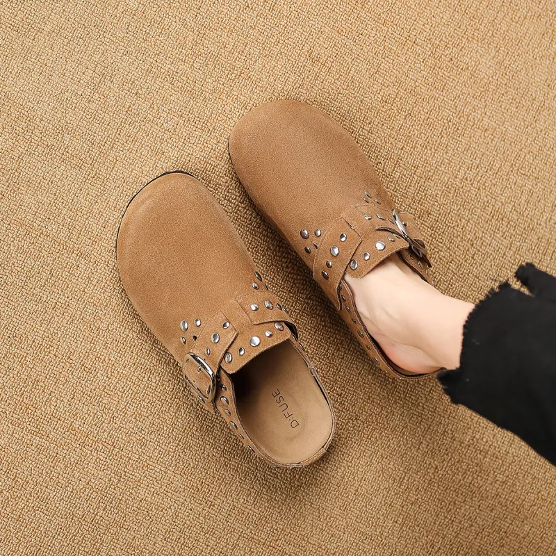 D FUSE SCANDINAVIA Odor Resistant Abrasion Resistant Slip Resistant Wrap toe Slippers Women's-4