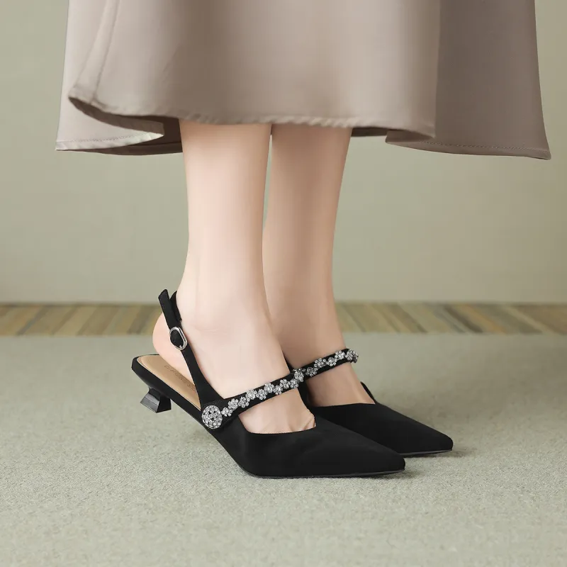 D FUSE SCANDINAVIA Chunky Heel High Heels Women's-11