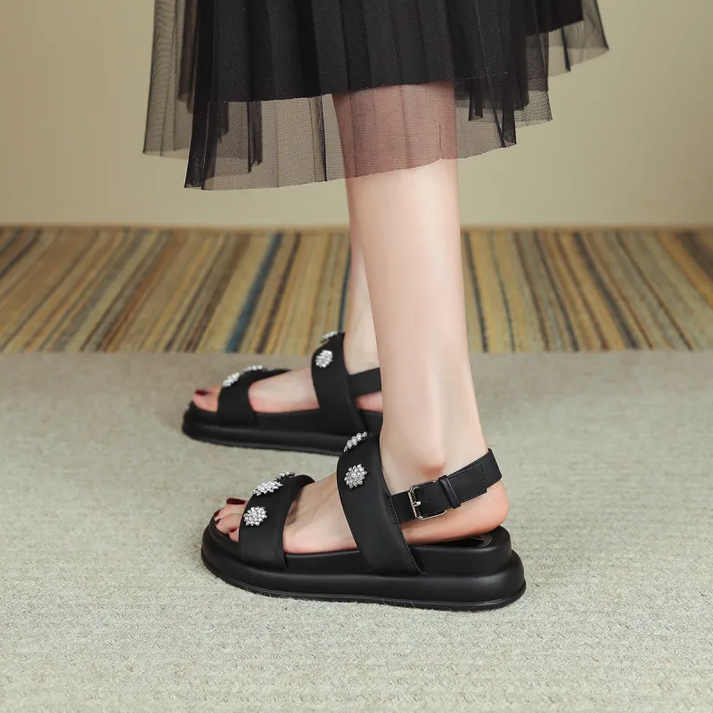 D FUSE SCANDINAVIA One Strap Sandals Women's-5
