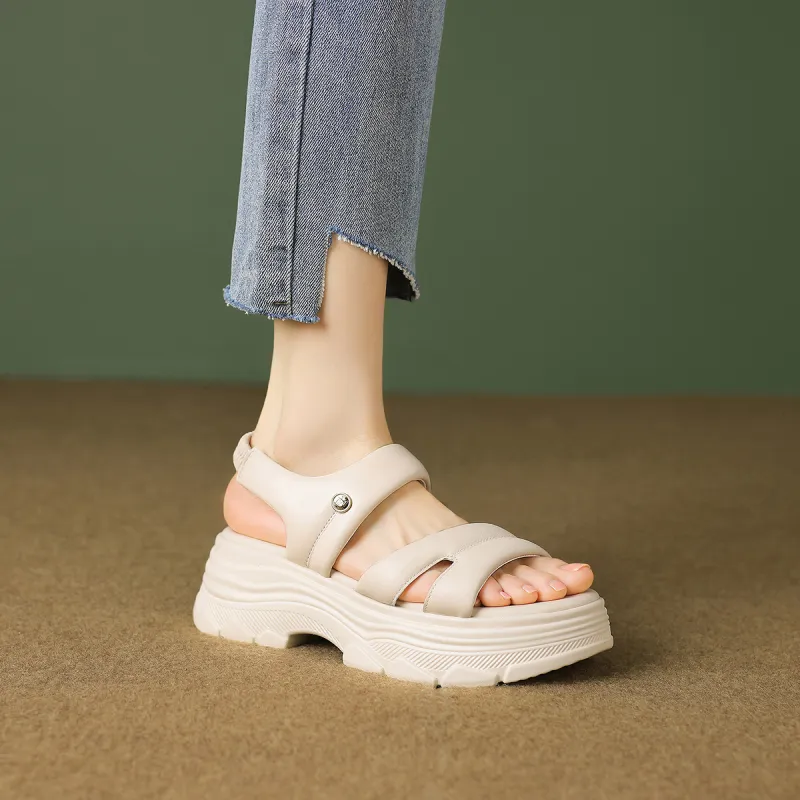 D:FUSE SCANDINAVIA Roman Sandals Home Sandal Sports Sandals Beach Sandals Women's-11