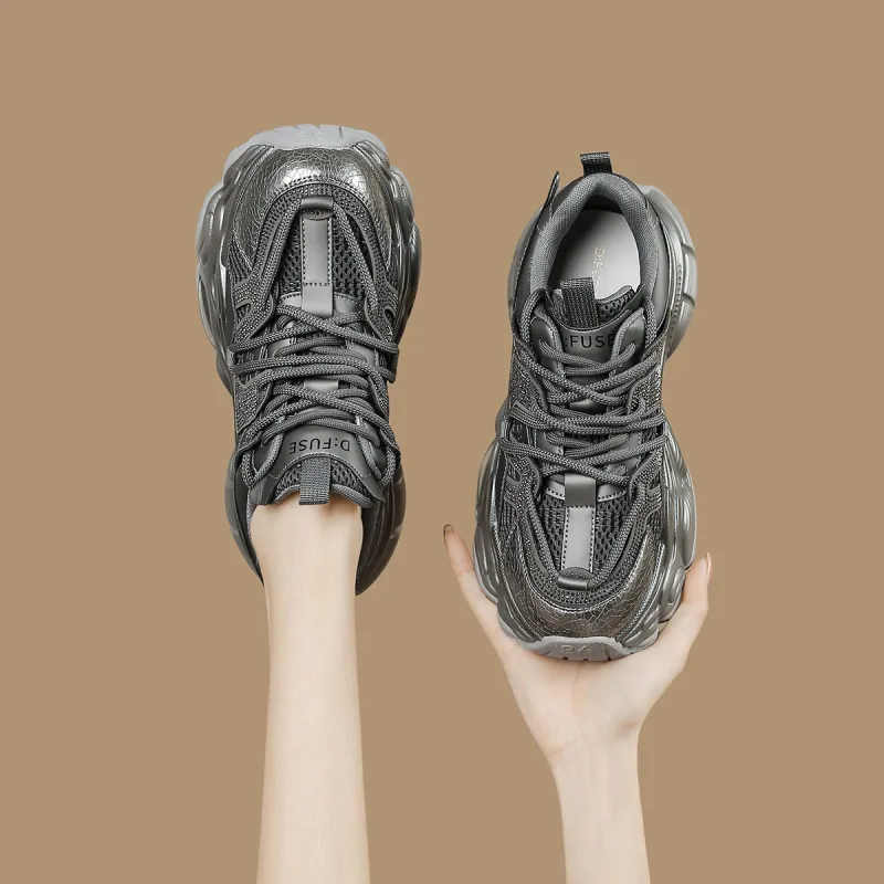 D FUSE SCANDINAVIA Anti Slip And Wear Resistant Lightweight Low Top Chunky Sneakers Women's-9