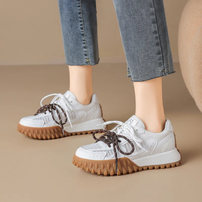 D:FUSE SCANDINAVIA Ah-Gan Shoes Low-Top Chunky Sneakers Women's-9