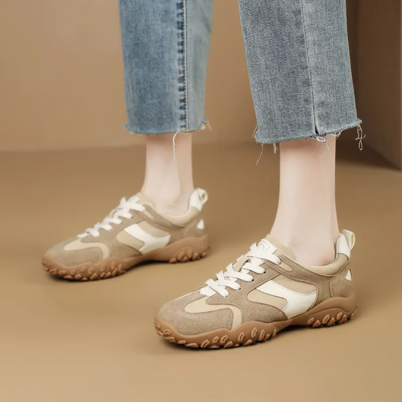 D:FUSE SCANDINAVIA Ah-Gan Shoes Anti-Slip And Wear-Resistant Lightweight Low-Top Casual Shoes Women's-1