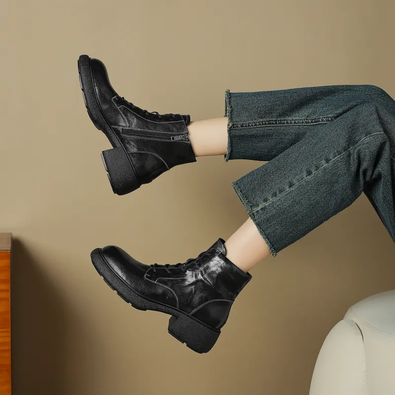 D:FUSE SCANDINAVIA Fashion Boots Fleece-Lined Ankle Boots Women's-4